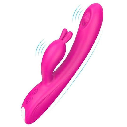 Dual Motor 9X9 Modes Flapping Clitoris G-Spot Rabbit Vibrator - Rabbit Vibrator product image for intimate wellness and perso