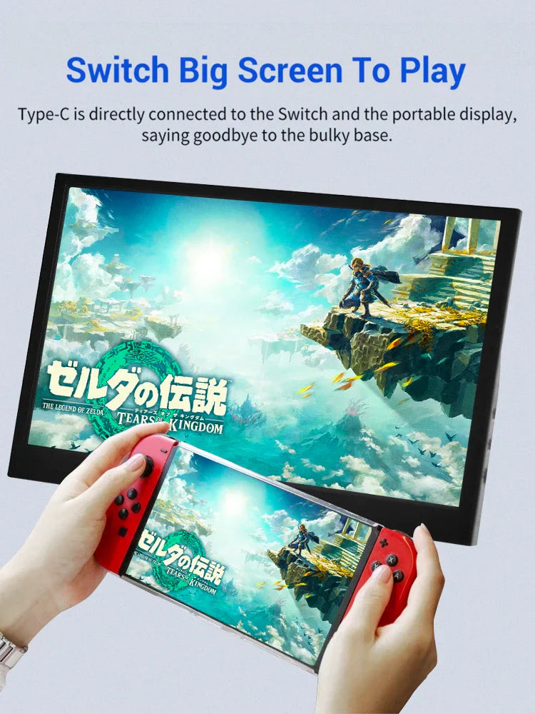 Portable Monitor Gaming Display (1366x768)