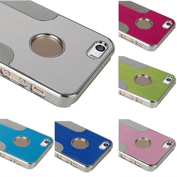 Luxury Aluminum Back Hard Case Cover Shell for iPhone 5 and 5s| Color| PINK