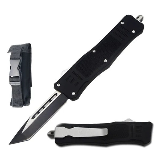 7" Tanto Blade Street Walker Out Of The Front OTF Knife
