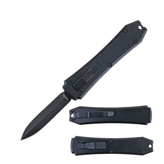 5.25 Black Miniature Automatic Out The Front Knife