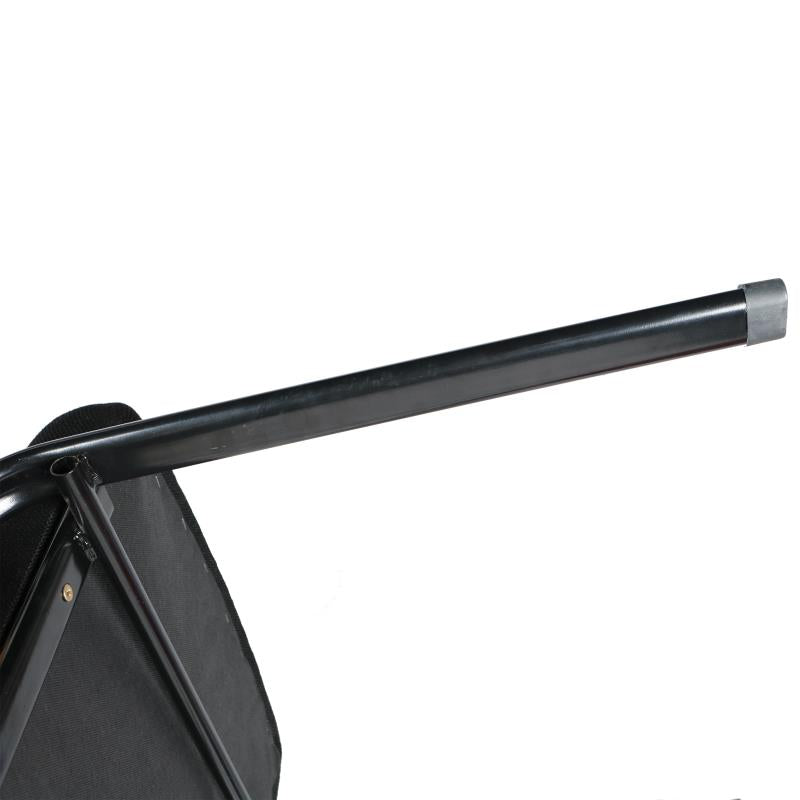 Stackable & Linkable Office Conference Visitor Community  Chairs (Set of 7-Black)