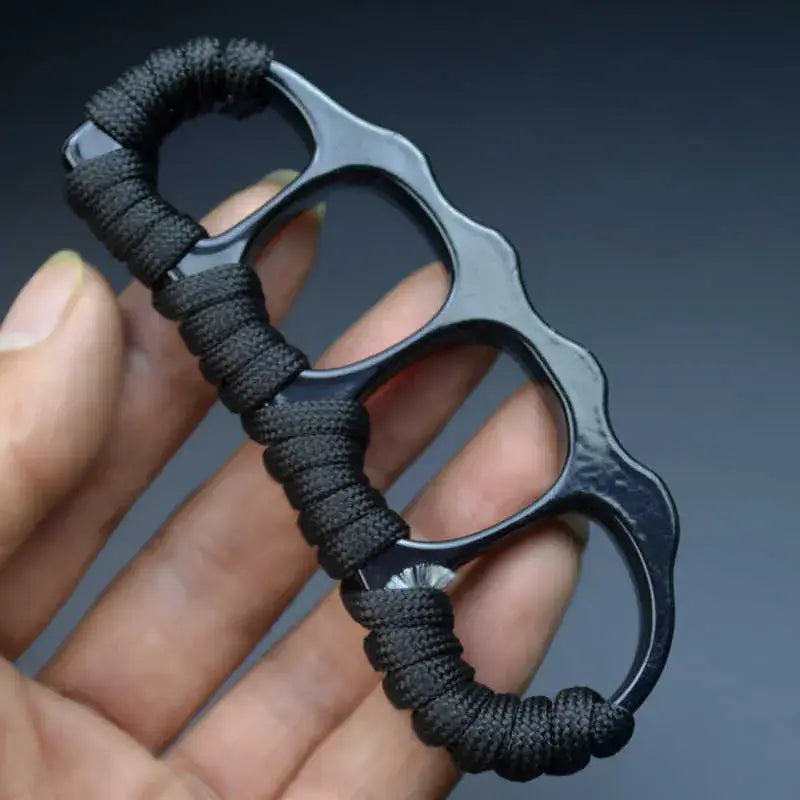 Brass Knuckles Ring Bracelet, Pea Pod Design, Finger Tiger Fist Buckle-GS133