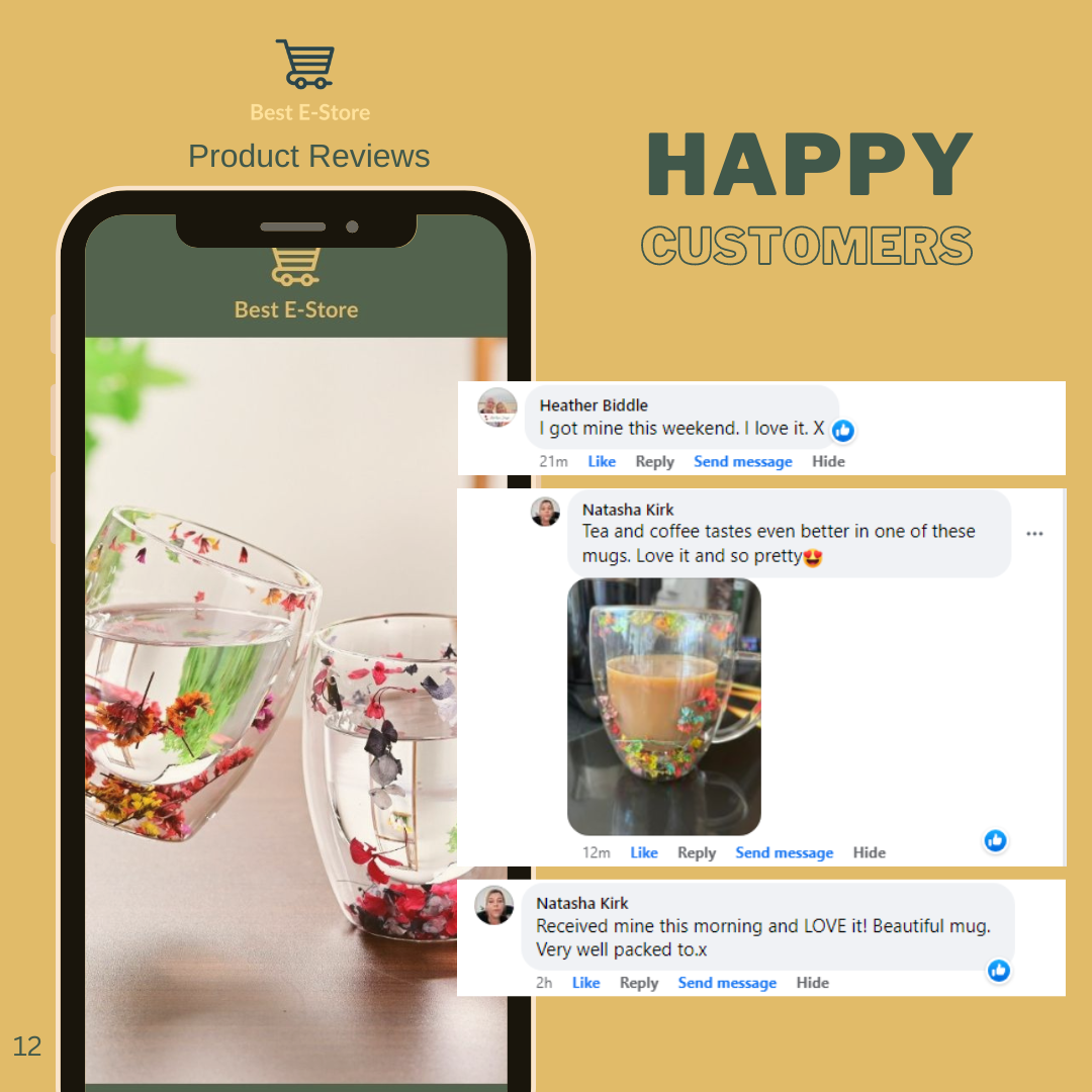🌼 The Most Beautiful Glass Cups 🌼Handcrafted, Elegant & Gift-Worthy