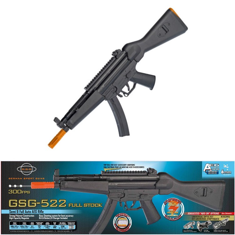 GSG 552 AEG Airsoft Submachine Electric Rifle Full Stock 300 FPS