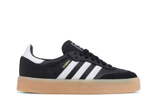 [ID0436] Womens adidas Originals Sambae 'Black White Gum'