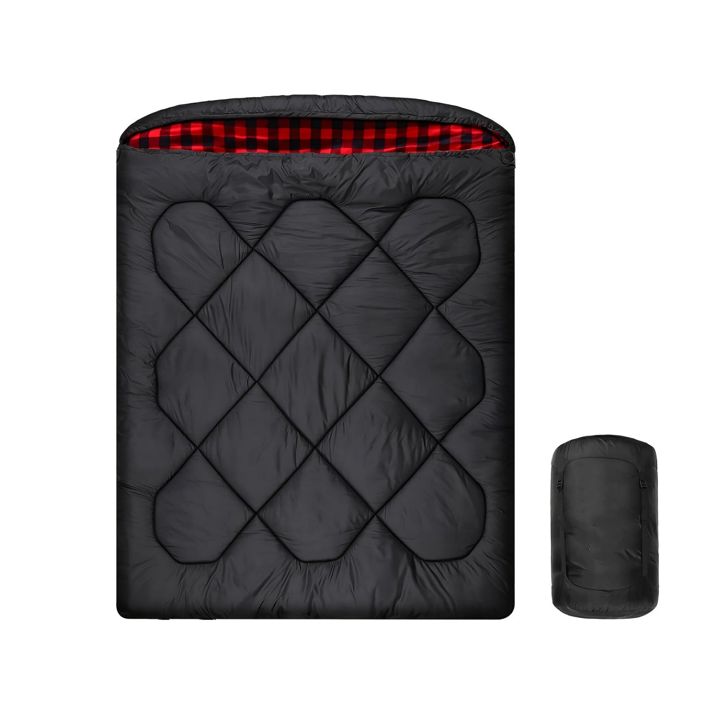 Double Sleeping Bag for Camping (2-Person)