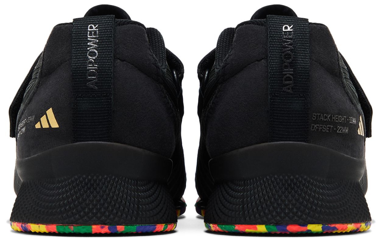 [if0534] Mens adidas Adipower 3 'core Black Gold Metallic'
