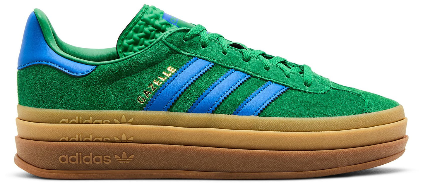 [IE1370] Womens adidas Gazelle Bold 'Green Blue Gum'