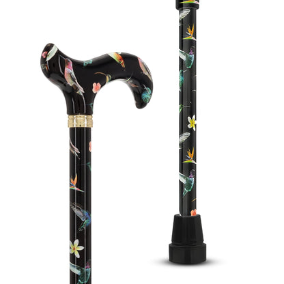 HD Pattern Designer Cane - Matching Handle & Shaft - Durable Adjustable Aluminum