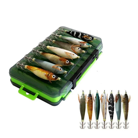 Luminous Wood Shrimp Squid Fishing Lure