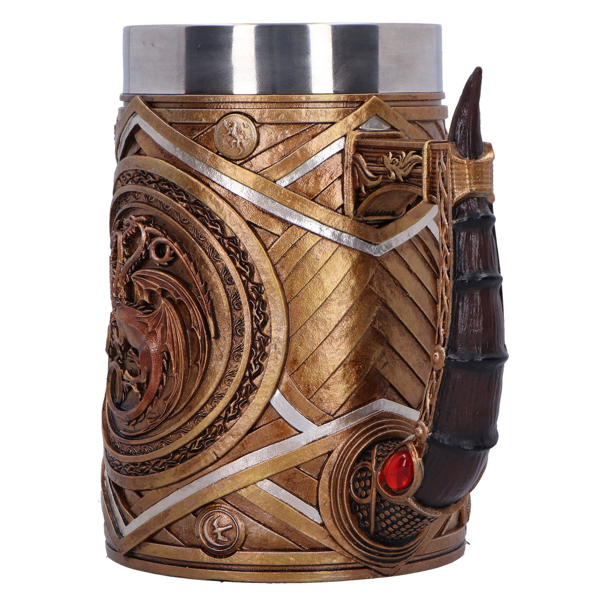 House of the Dragon – Official Targaryen Crown and Dagger Collectible Tankard