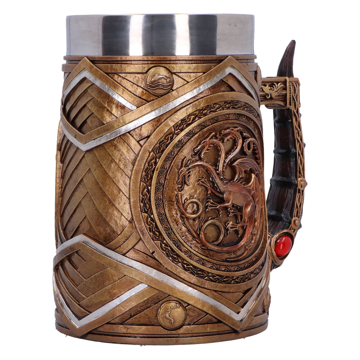House of the Dragon – Official Targaryen Crown and Dagger Collectible Tankard