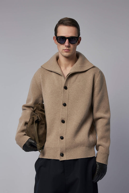 Compact Wool Cardigan