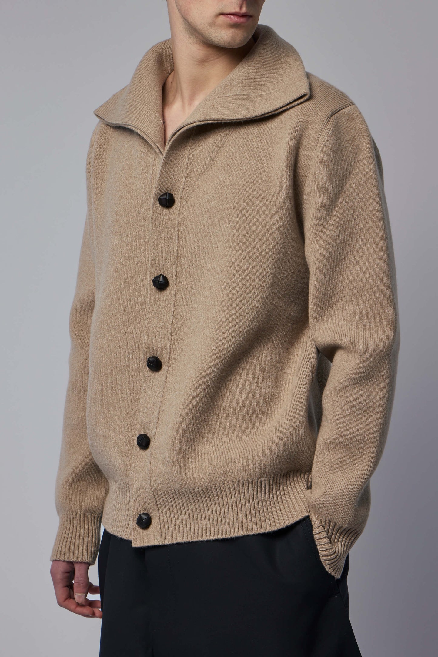 Compact Wool Cardigan