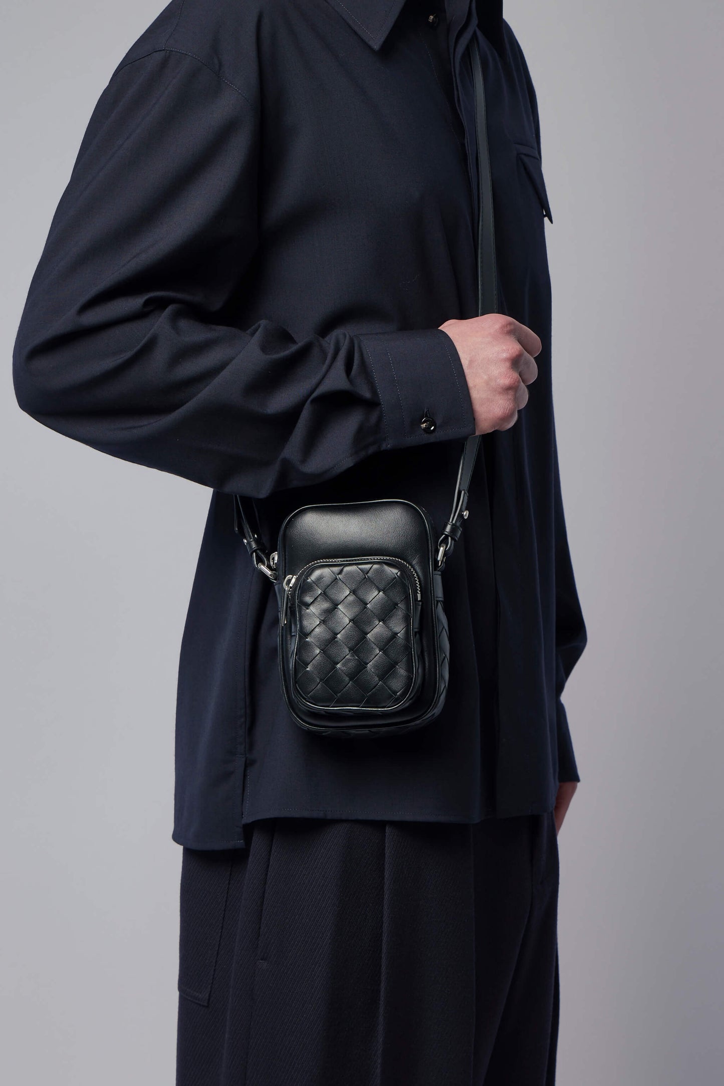 Small Intrecciato Camera Bag