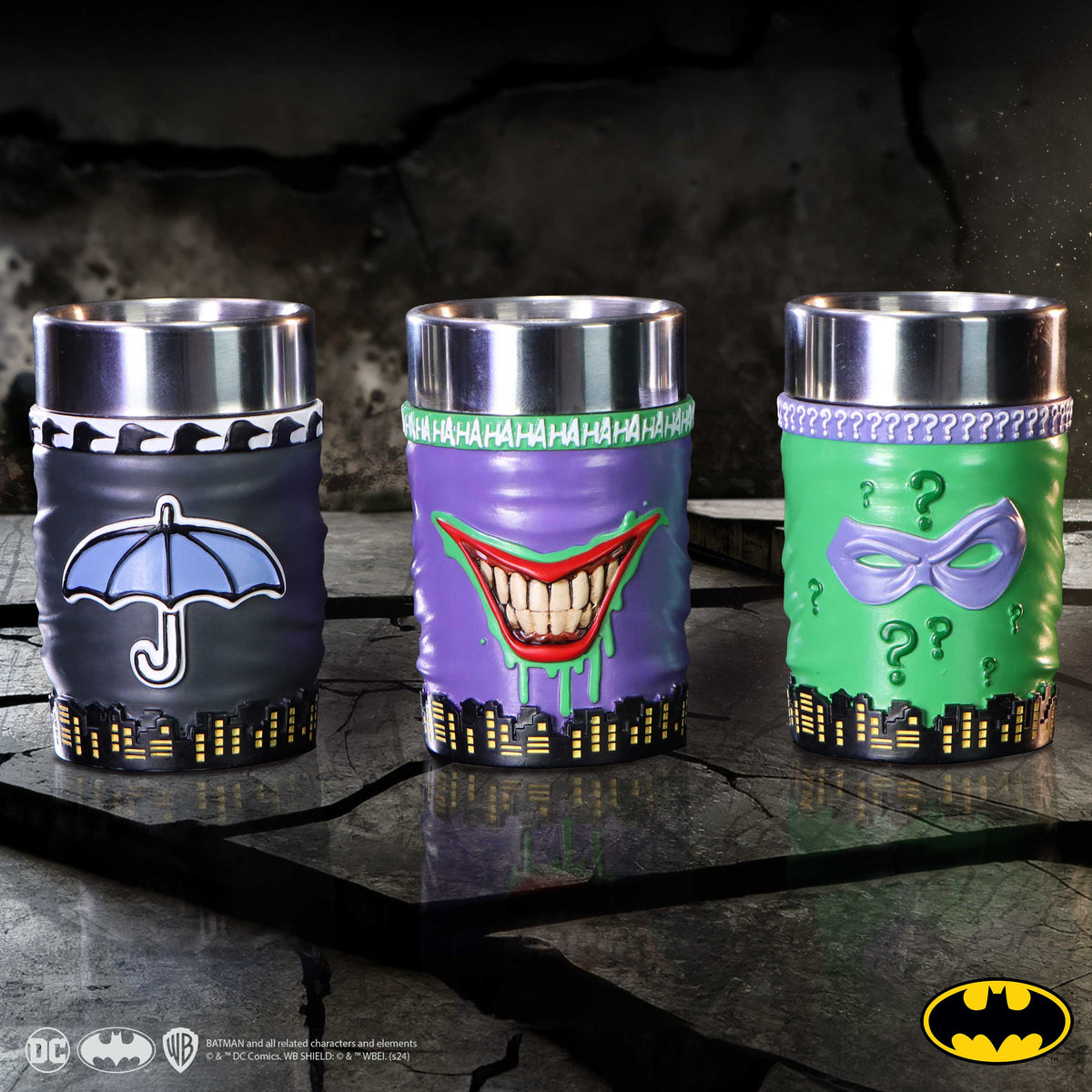 DC – Official Batman Super-Villain Collectible Mini Cup Set