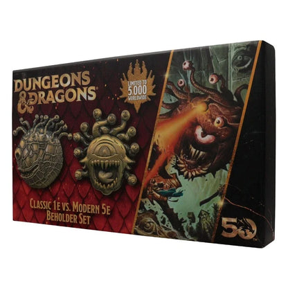 Dungeons & Dragons – Official 50th Anniversary Beholder Twin Medallion Set