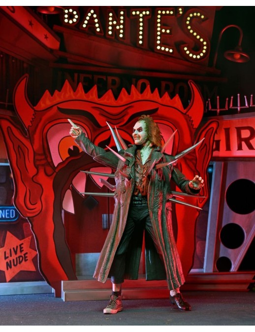 Beetlejuice - Inferno Room Deluxe Set Diorama With Exclusive Beetlejuice Action Figure