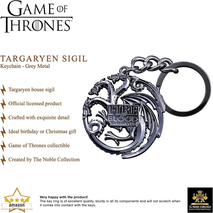 Game of Thrones – Official House Targaryen Sigil Keychain