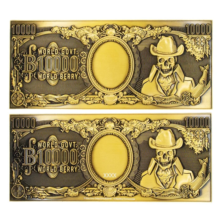 One Piece – Official 10,000 World Berry Metal Banknote
