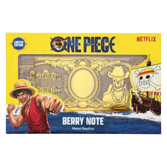 One Piece – Official 10,000 World Berry Metal Banknote
