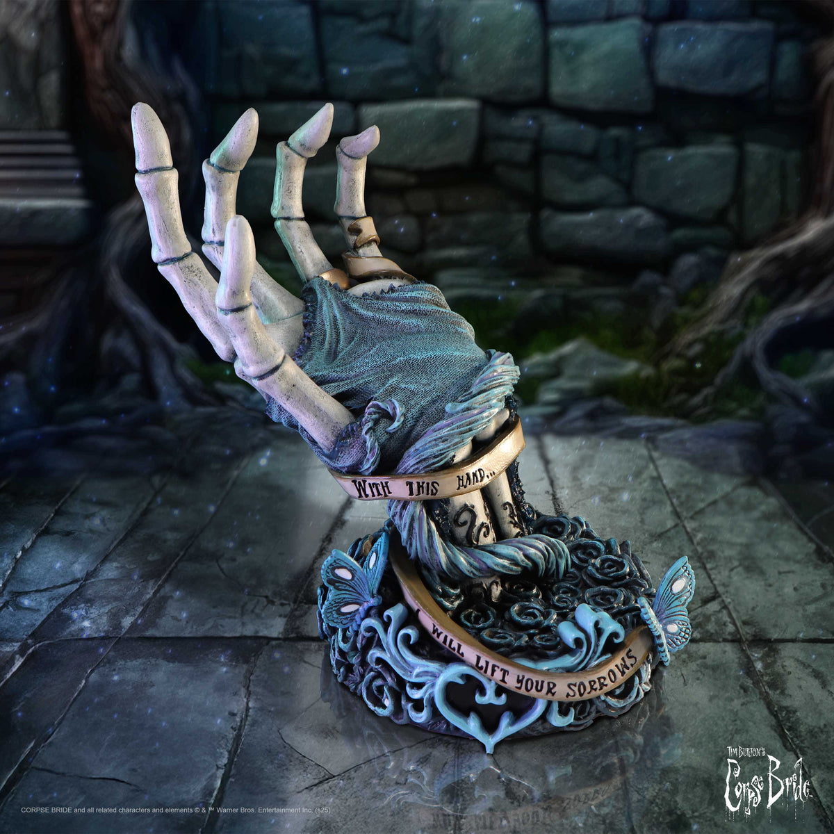 Tim Burton's Corpse Bride – Official With This Hand Vow Figurine