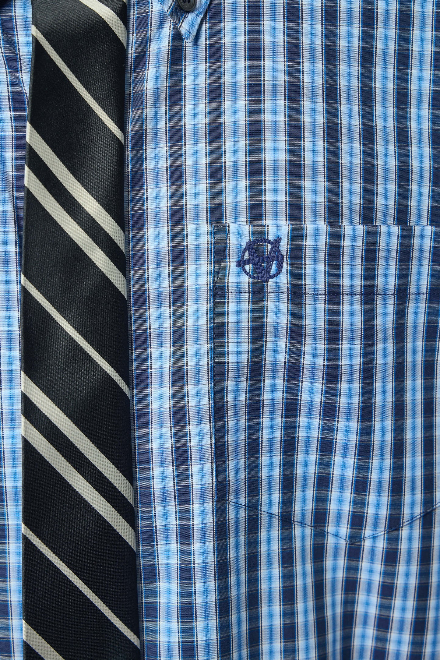 Checked Button-fastening Shirt