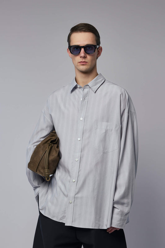 Striped Button-up Shirt