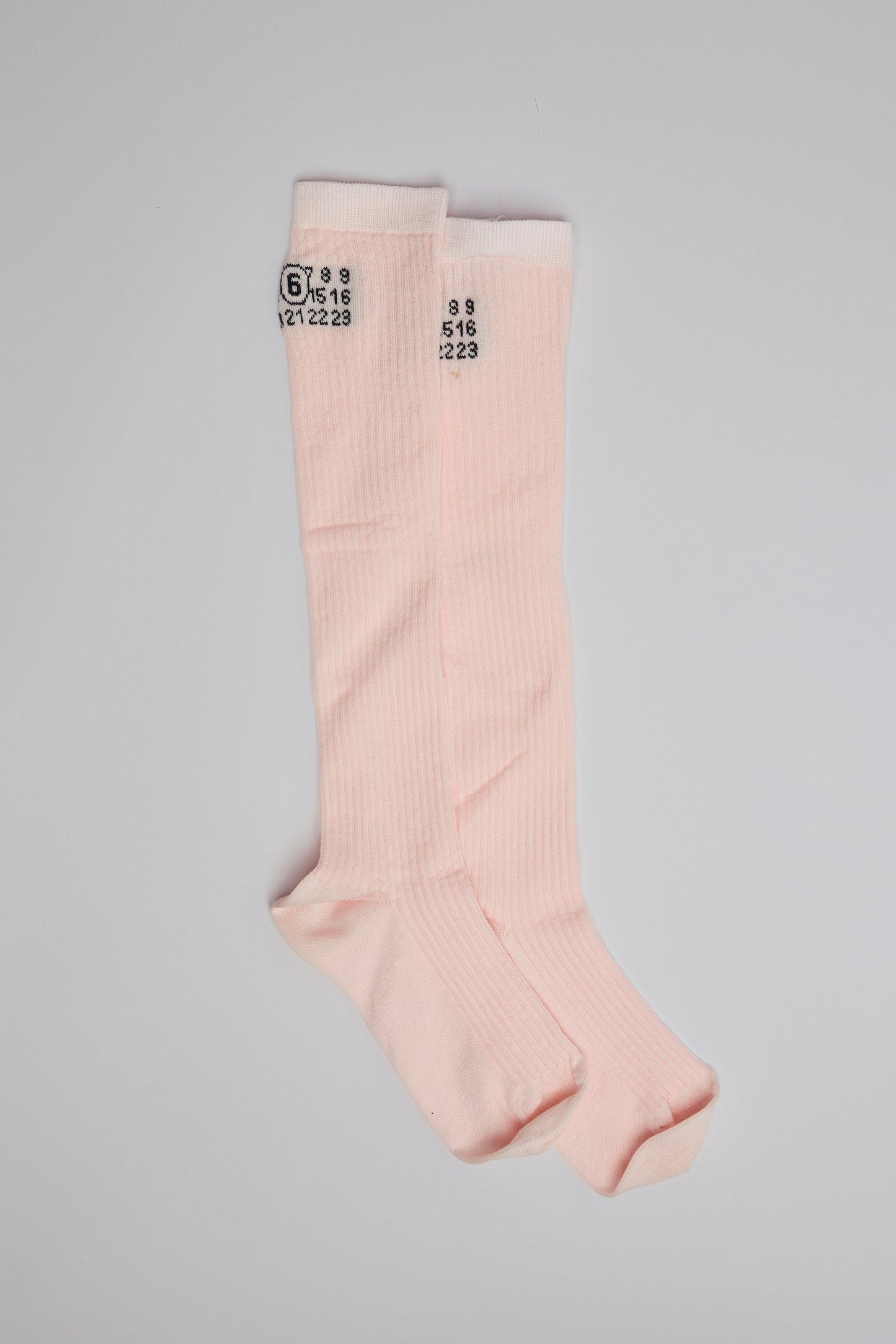 Numbering Logo Knee High Socks