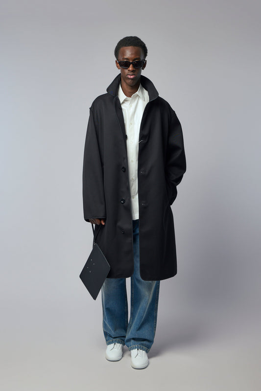Reversible Checked Coat