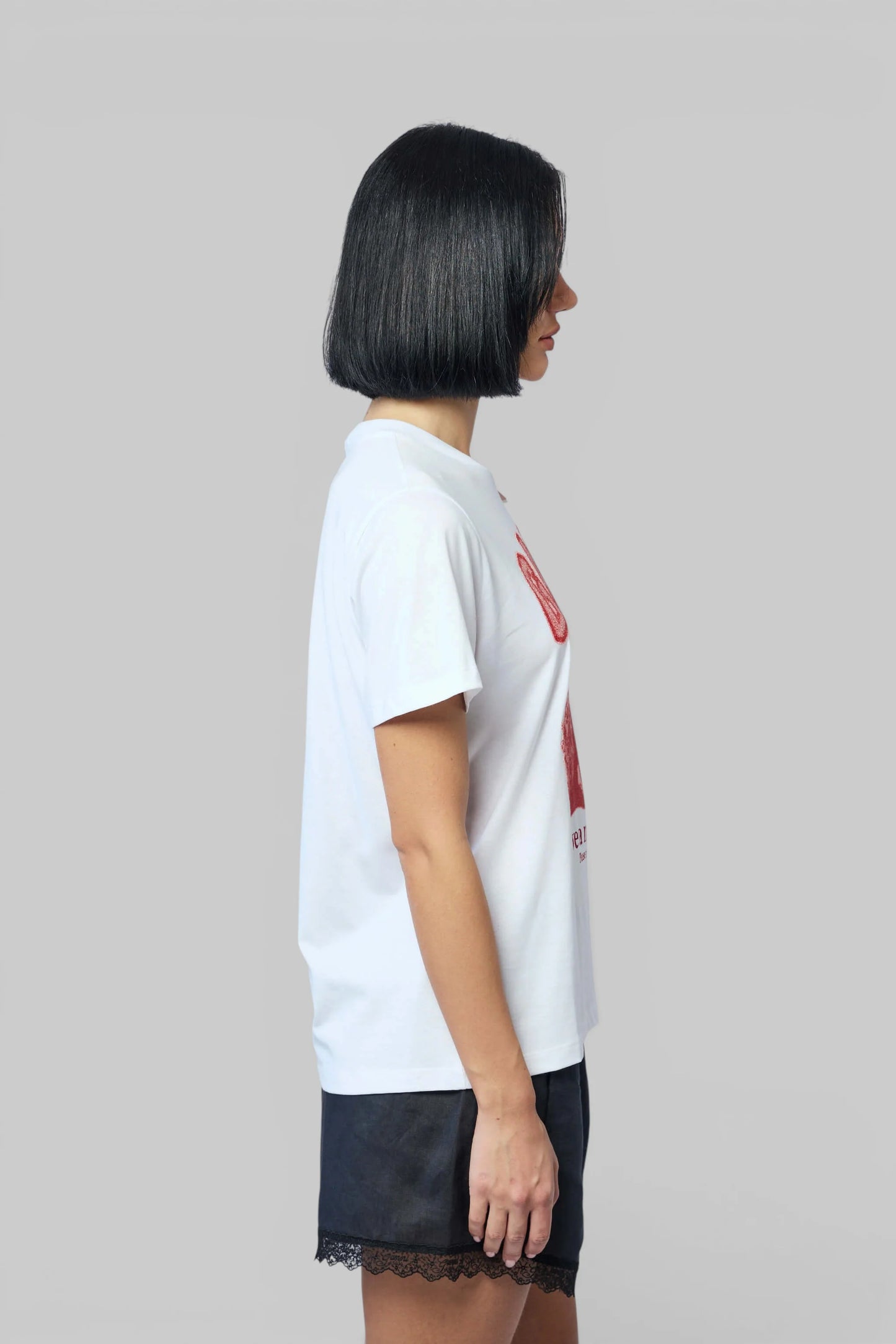 Basic Cotton Jersey Cherry With Caviar
