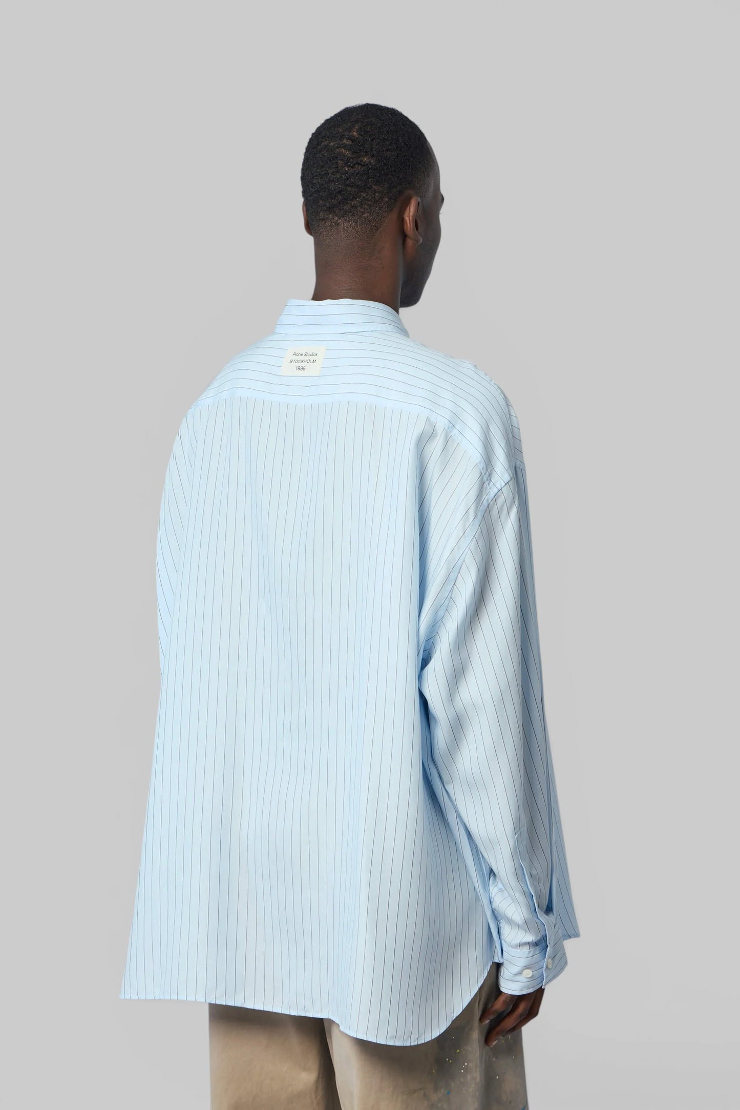 Striped Button-up Shirt
