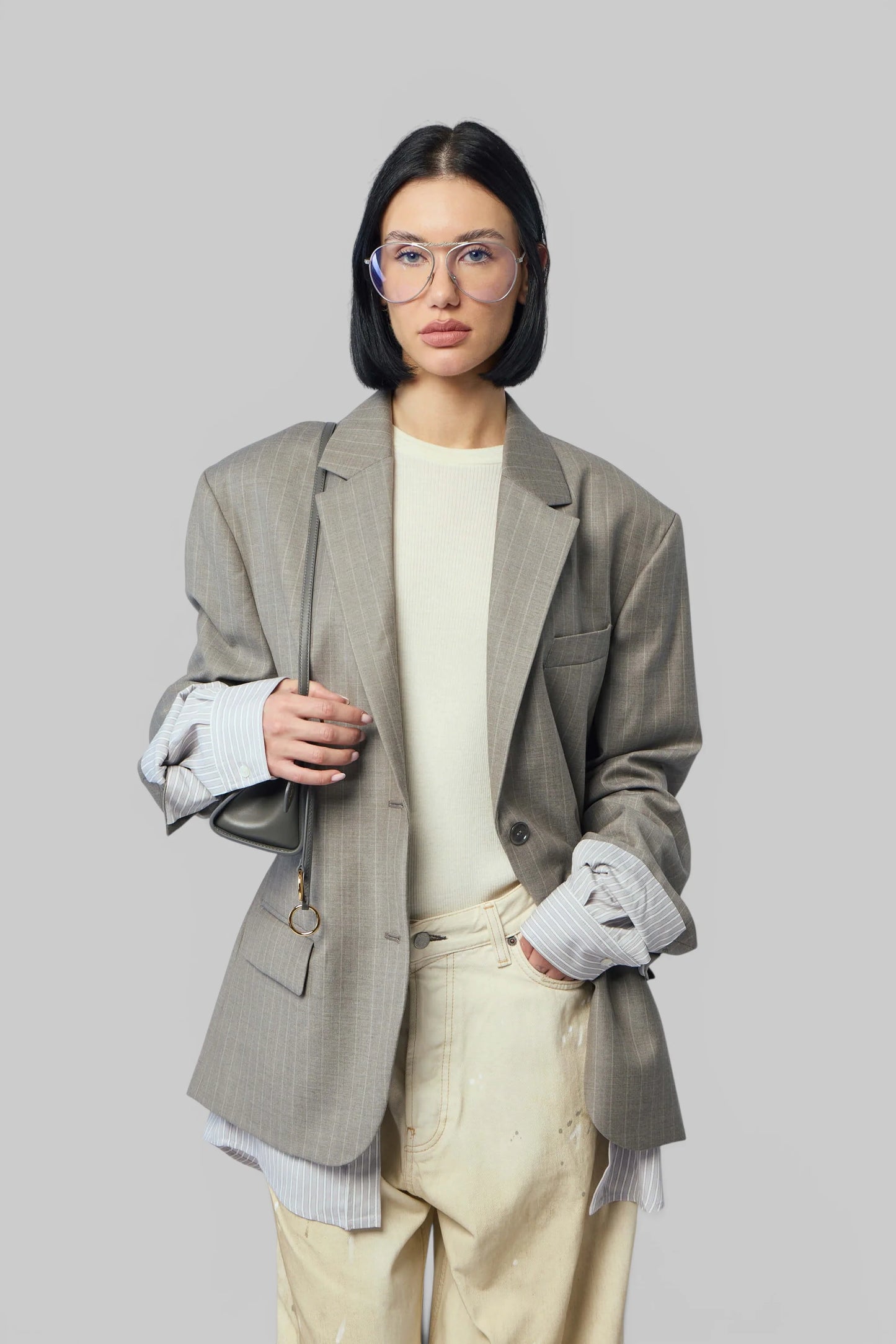 Layered Suit Jacket