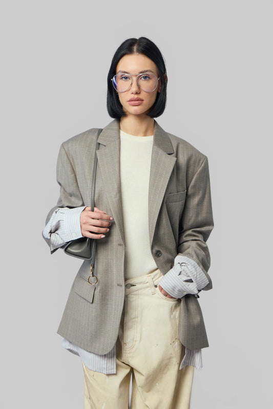 Layered Suit Jacket