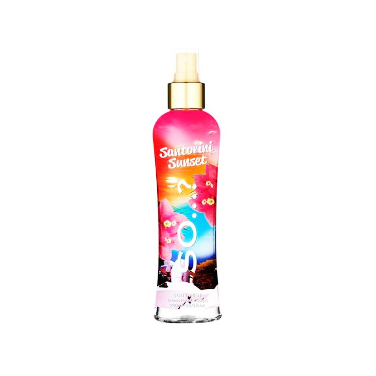 Summer Escapes Santorini Sunset Body Mist 200ml Spray