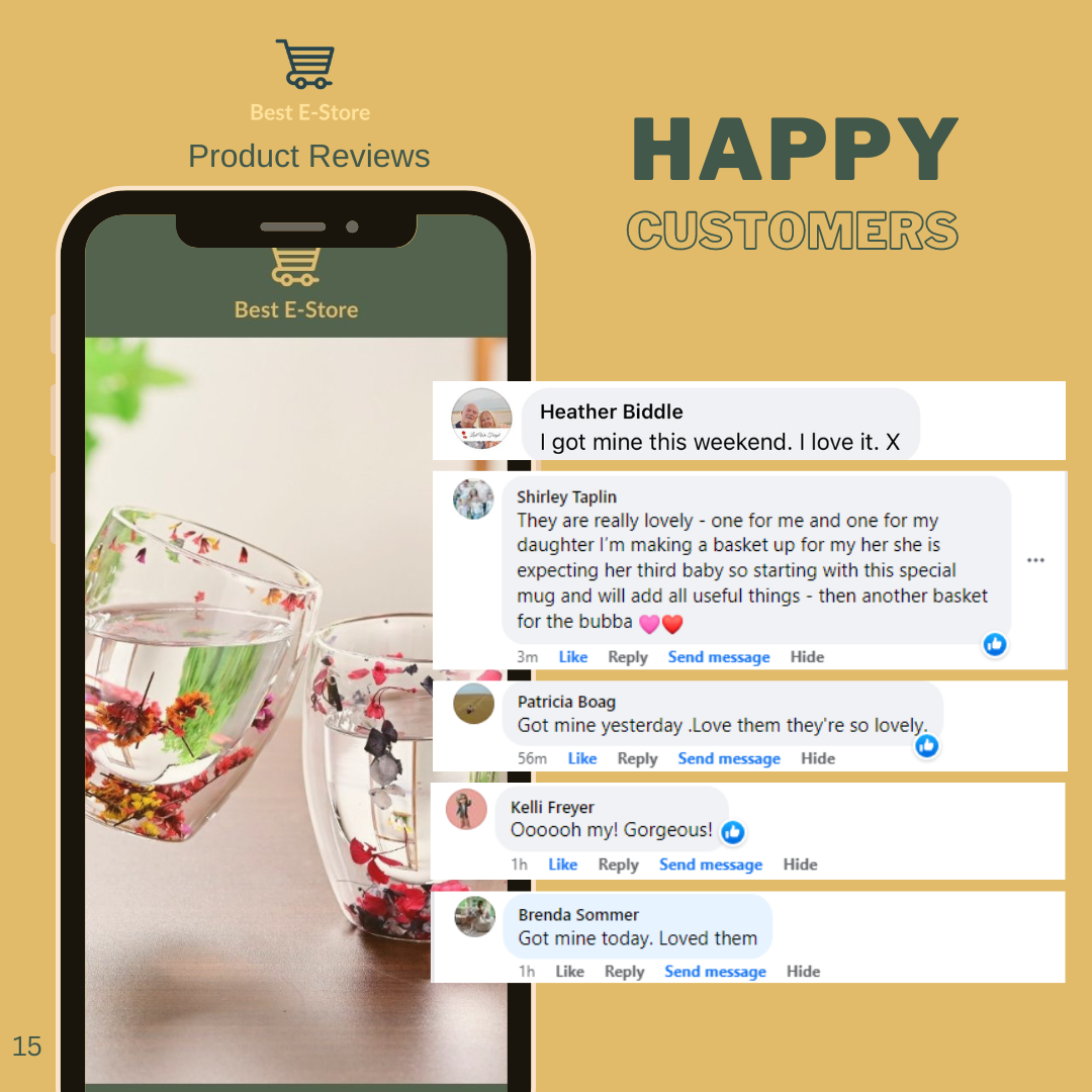 🌼 The Most Beautiful Glass Cups 🌼Handcrafted, Elegant & Gift-Worthy