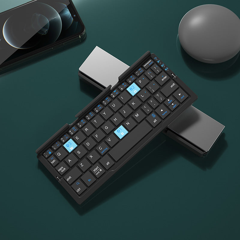 Portable Bluetooth Keyboard Gift for Travelers, Bloggers and Tech Lovers