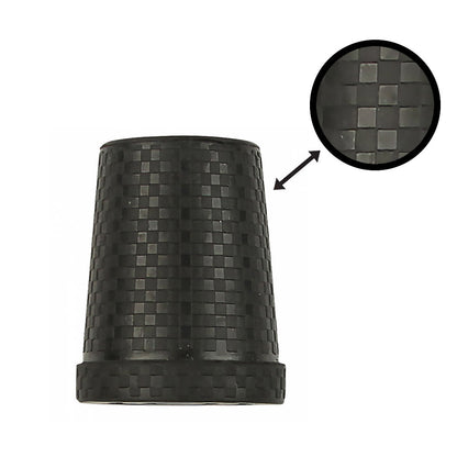 Carbon Pattern Tip: Non-Marking Rubber & Black Steel Size: 16mm (5/8")