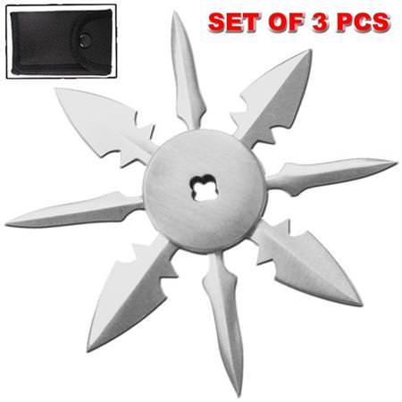 3 Pcs Spear Points Ninja Throwing Star Set