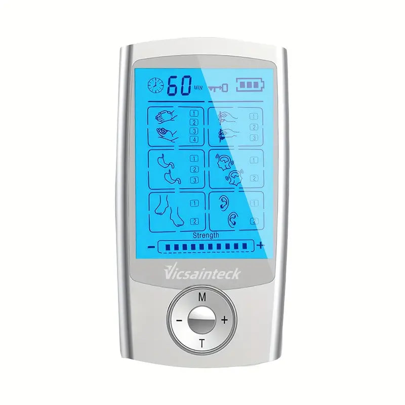 Silvery Muscle Stimulator with 16 Modes
