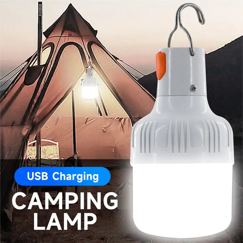60W Rechargeable LED Lamp Bulb - Perfect for Camping