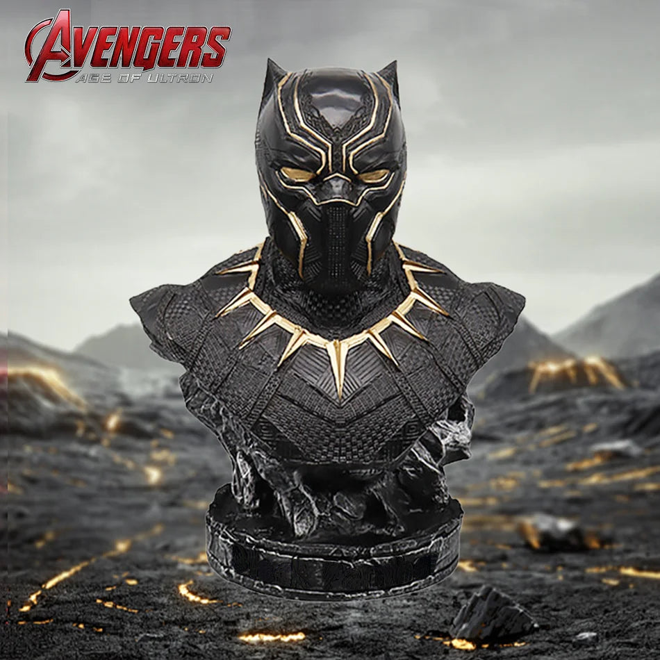 Panther Bust Statue Resin Toy