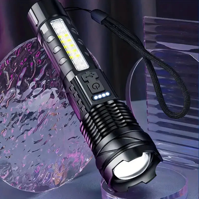 Powerful Rechargeable Torch Flood Light for Outdoor Camping