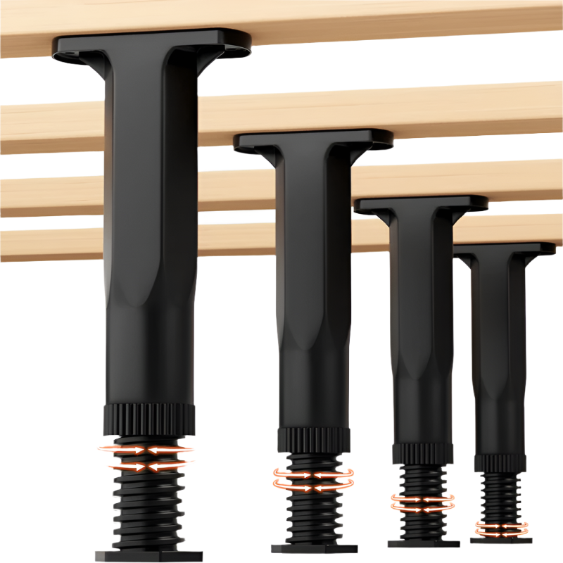 Adjustable Bed Frame Support Legs (4 Pack)