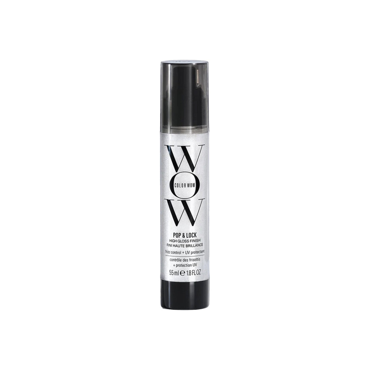 COLOR WOW Pop & Lock High Gloss Finish Frizz Control & UV Protectant 55ml Pump Dispenser