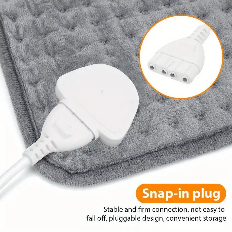 Electric Heat Pad Adjustable Heating Mat Warmer for Back Pain Relief