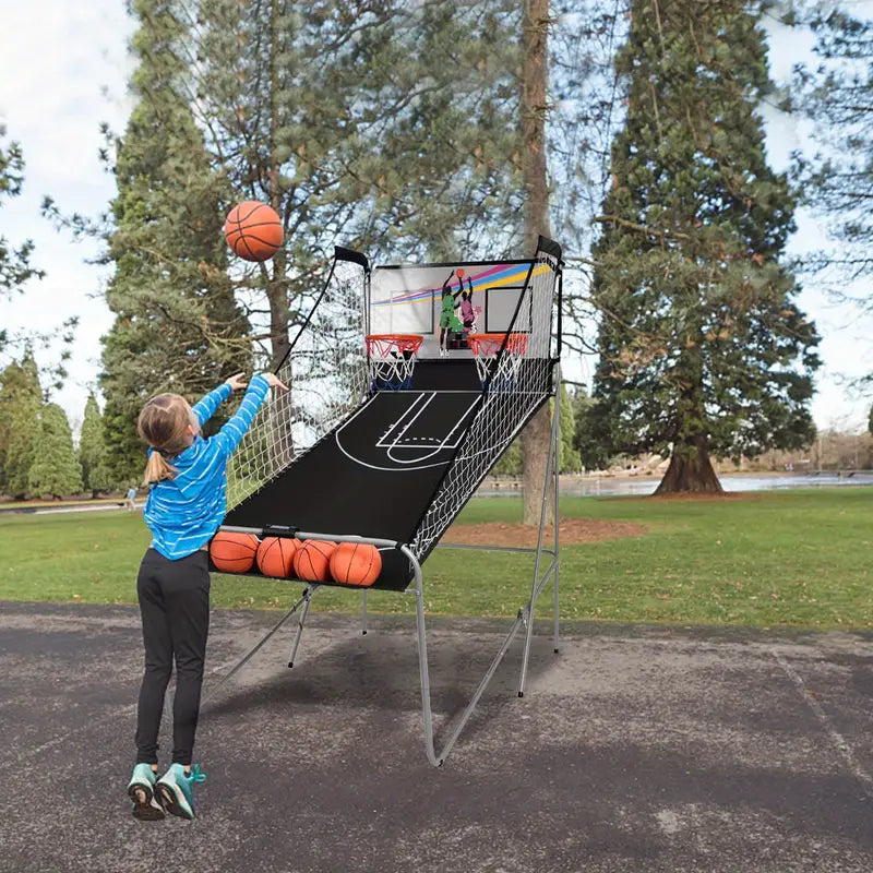 Arcade Basketball Game 2-Player Electronic Scoring System