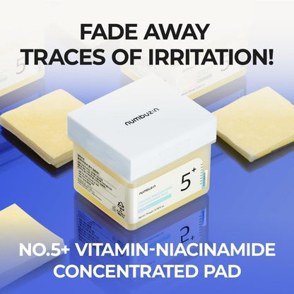 Numbuzin No.5 Vitamin-Niacinamide Concentrated Toner Pad 70pcs Jar