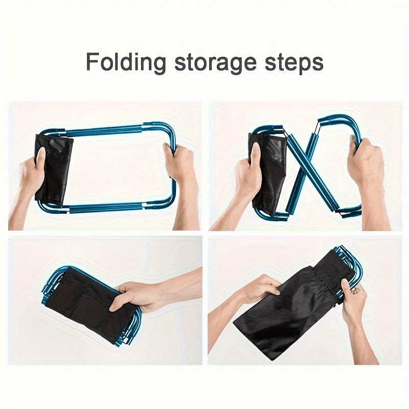 Ultra-Light Folding Aluminum Camping Chair with Storage